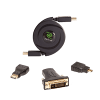 Cable HDMI Adapters | Mini HDMI, Micro HDMI, and DVI Adapters | Retractable Adapter HDMI Cable