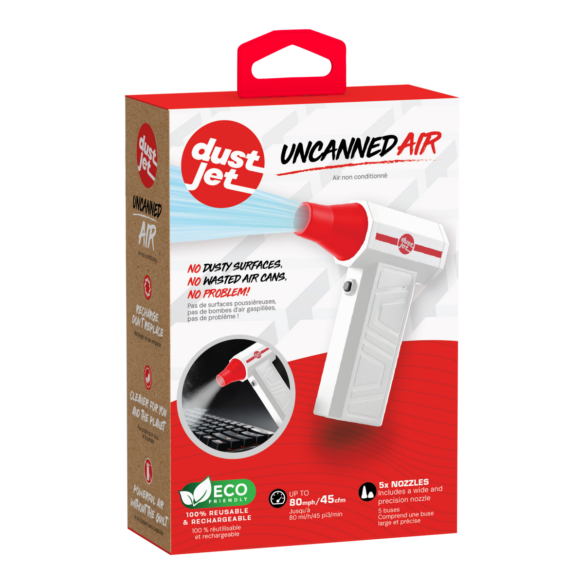 Dust Jet Uncanned Air