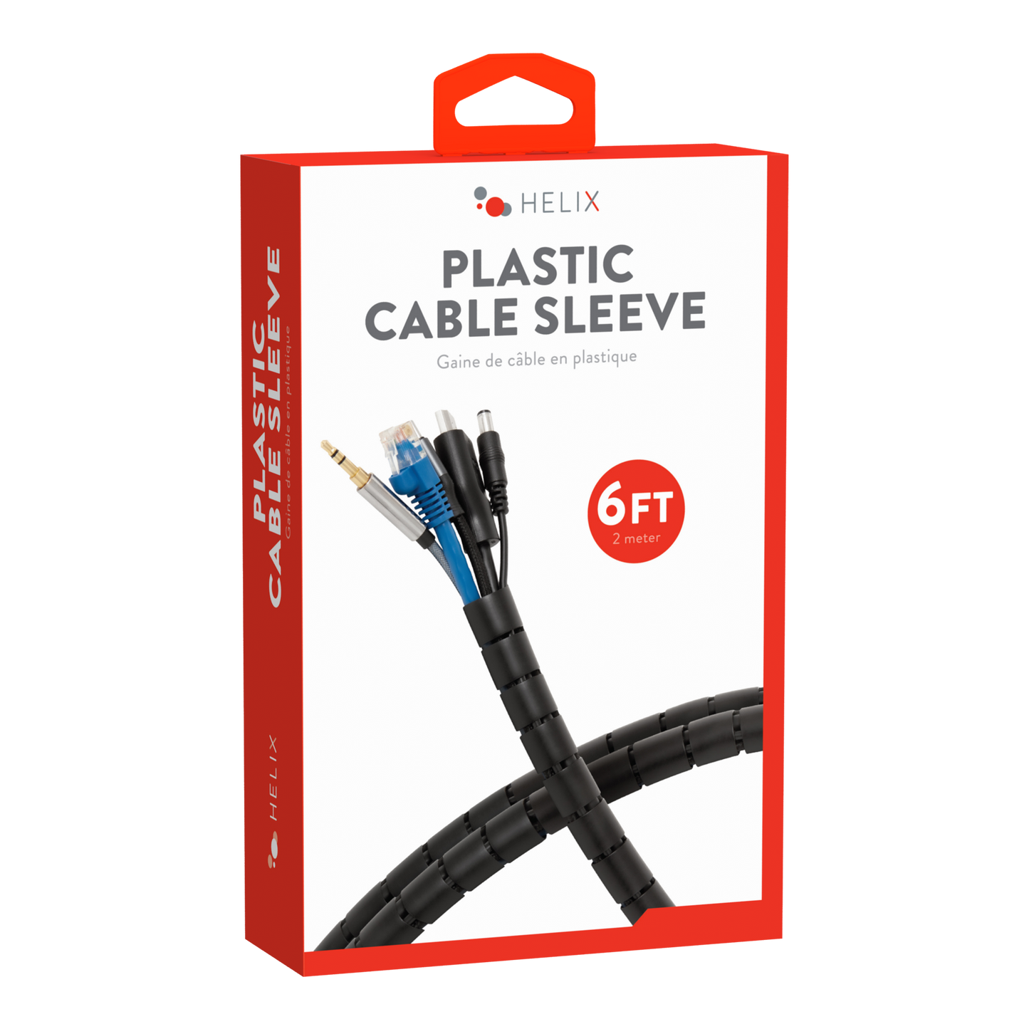 Plastic Cable Sleeve - 6 FT