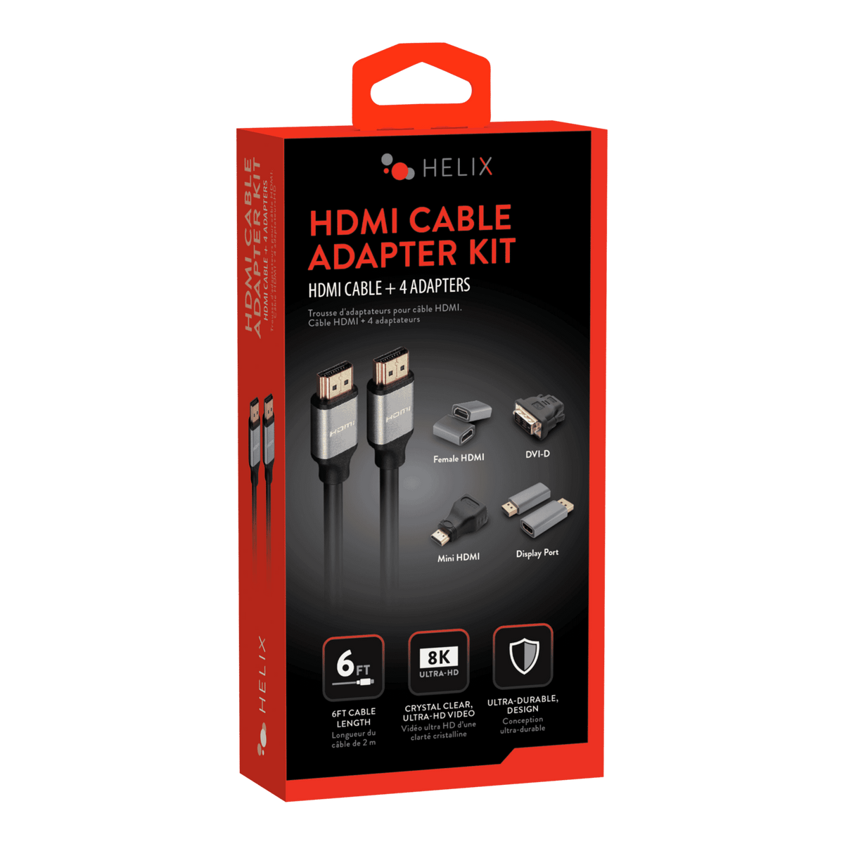Helix HDMI Cable & Adapter Kit