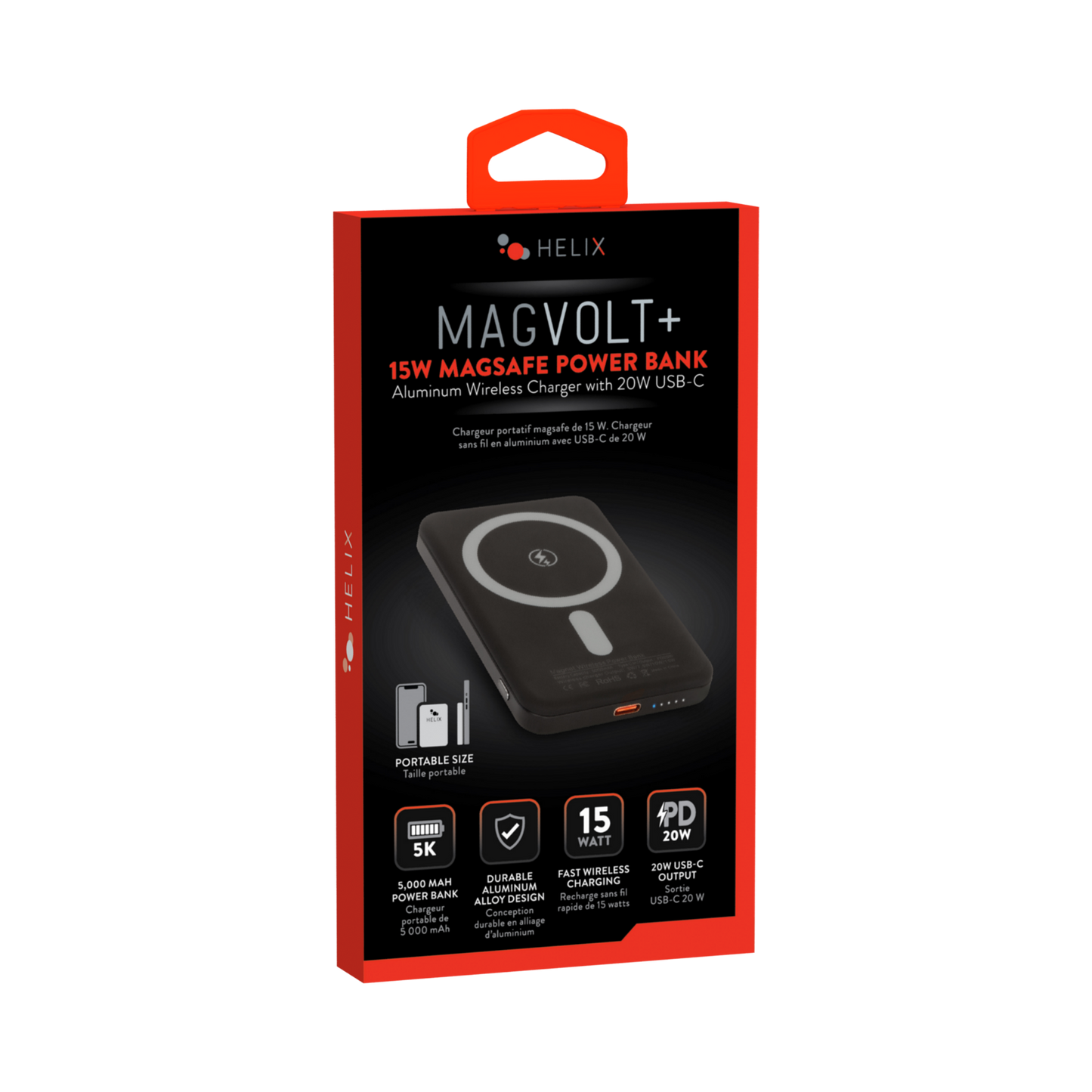 5,000 mAh MagSafe Wireless Powerbank