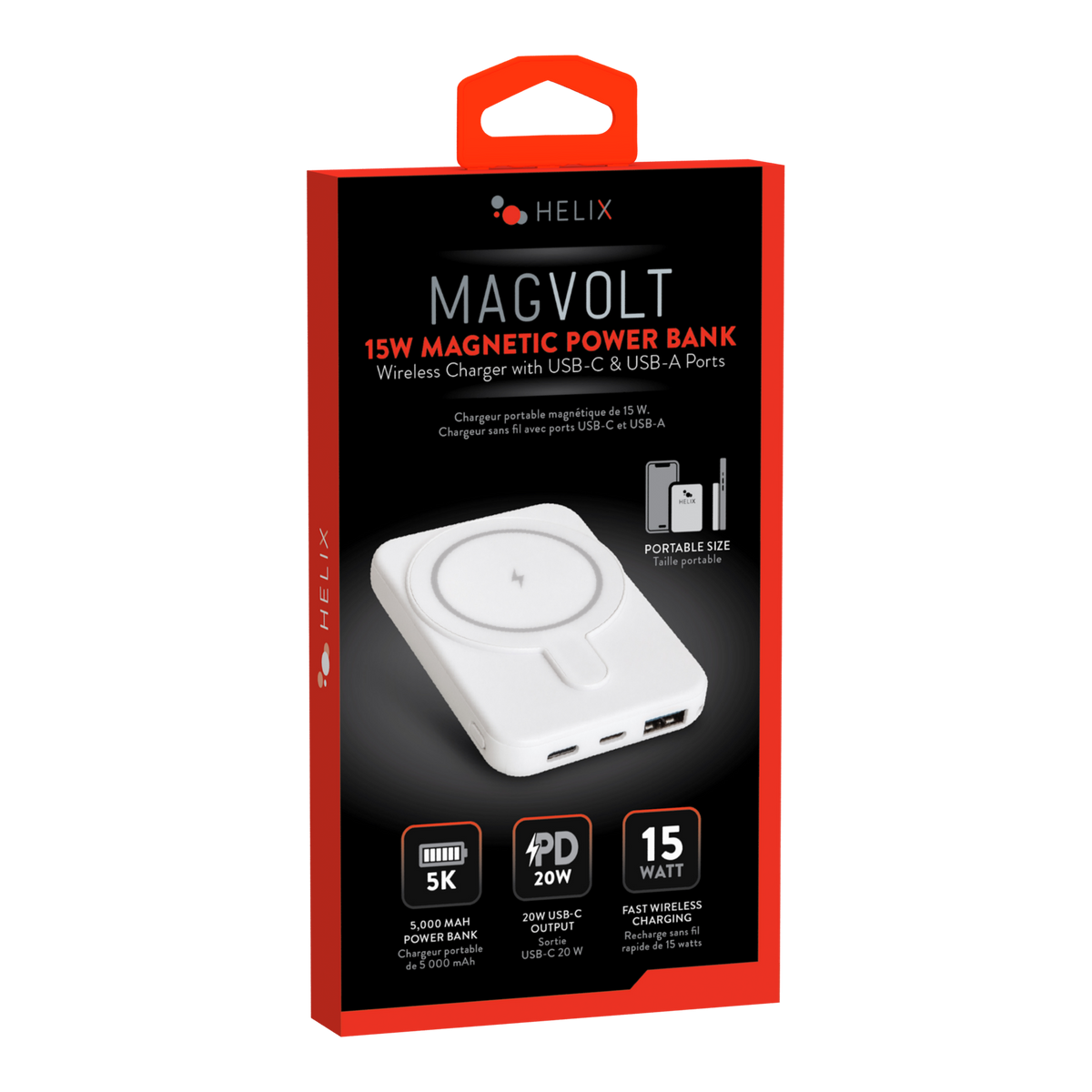 5,000mAh MagSafe Wireless Power Bank