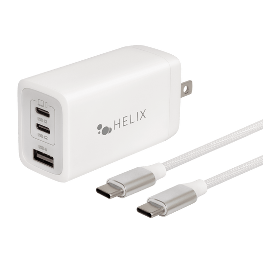 67W USB-C GaN Wall Charger - White