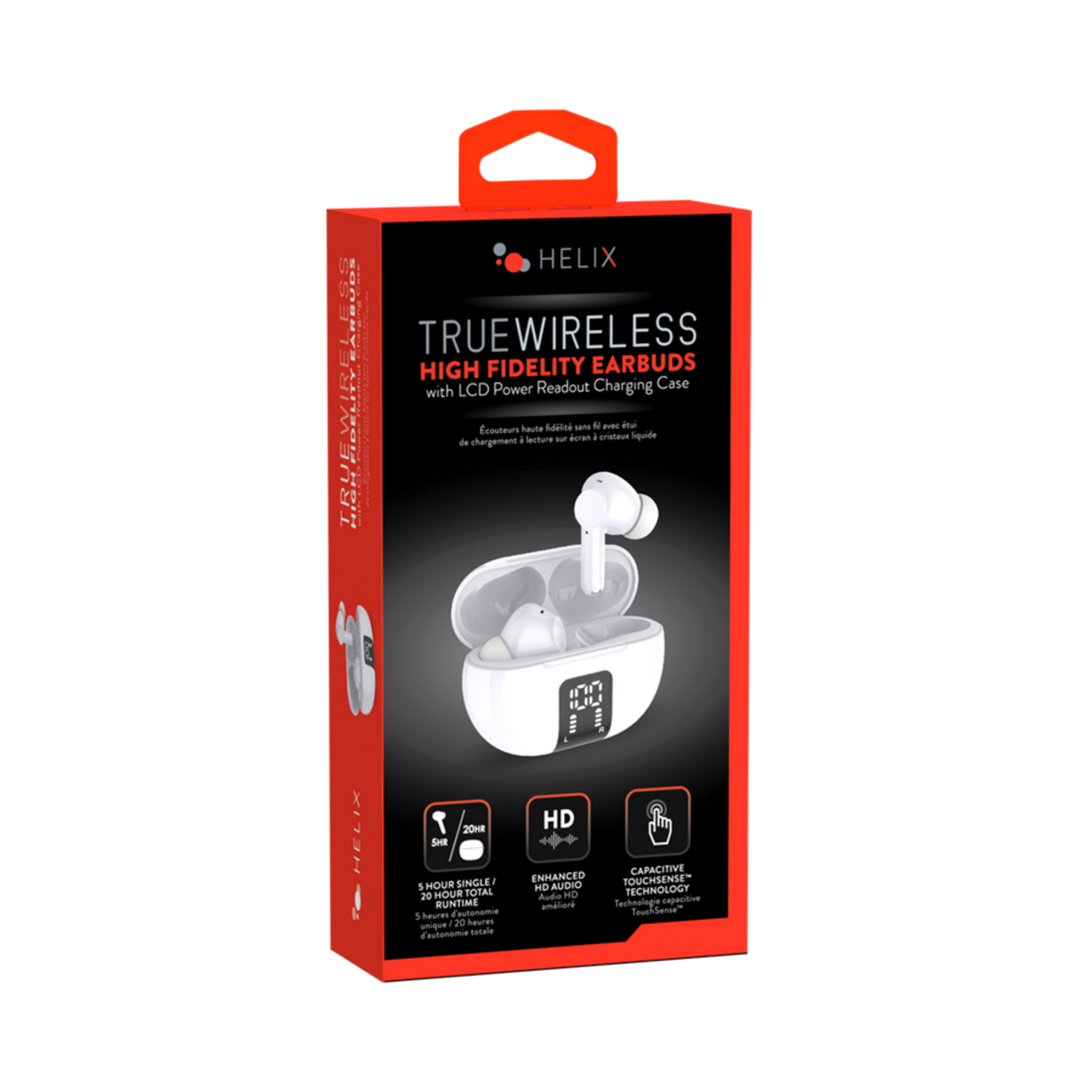 True Wireless Earbuds with LCD Case