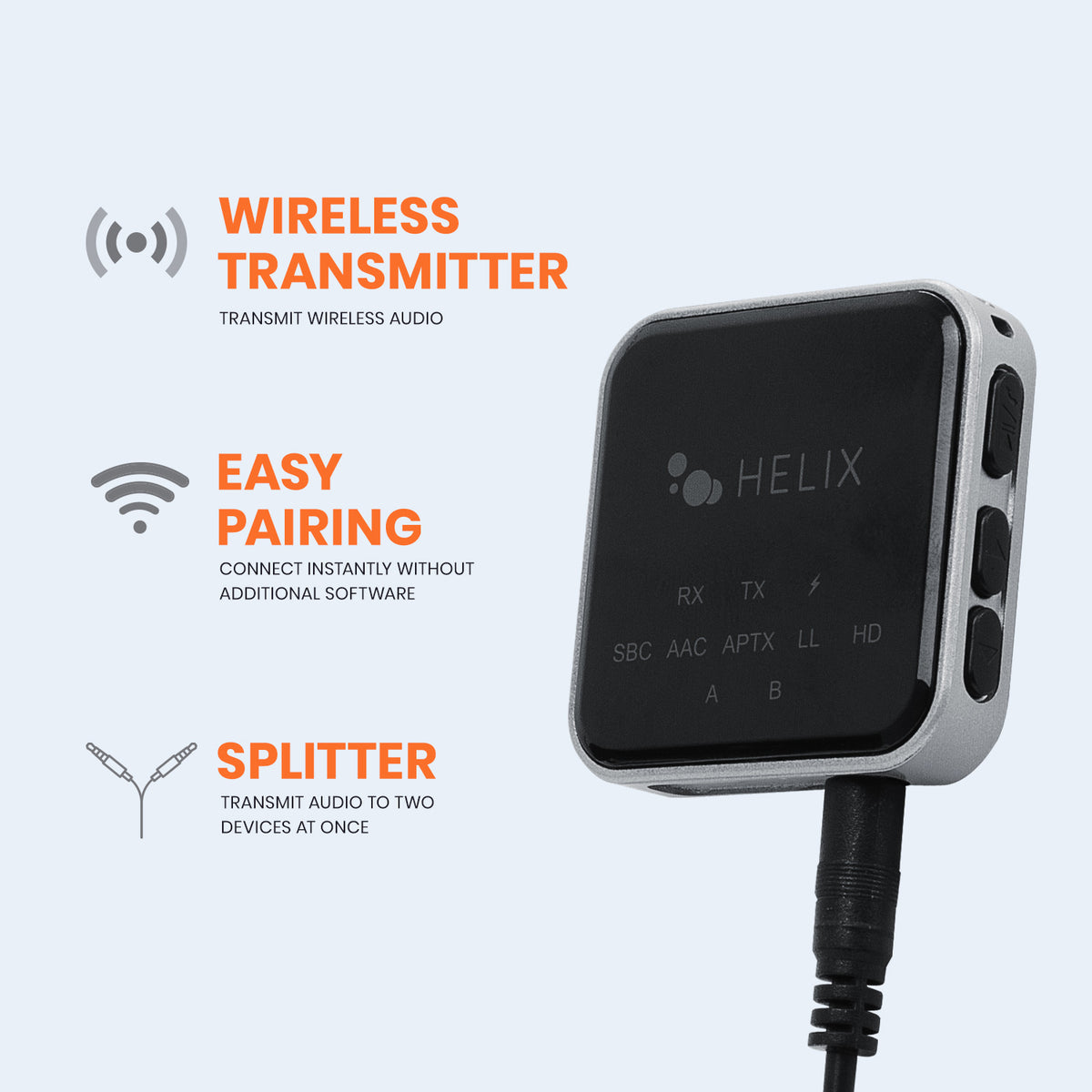 FlyWireless Bluetooth Splitter and Airplane Adapter