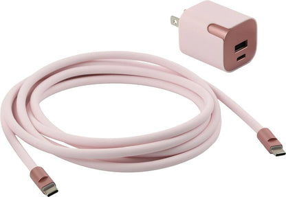 GripCord Bundle - 30W USB Wall Charger with 8ft USB-C Cable