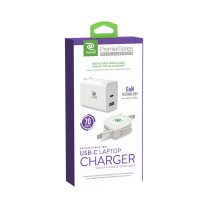 ReTrak 70W USB-C Laptop Charger