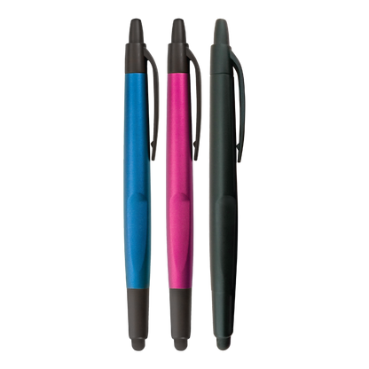Retractable Pen + Stylus 3 pack