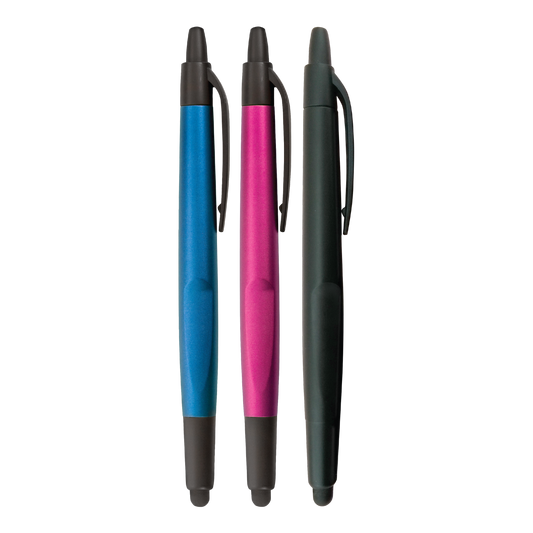 Retractable Pen + Stylus 3 pack