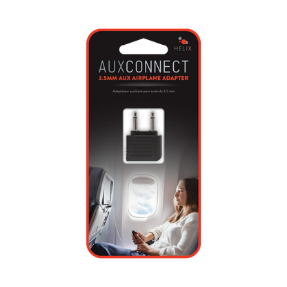 AuxConnect 3.5mm Aux Airplane Adapter