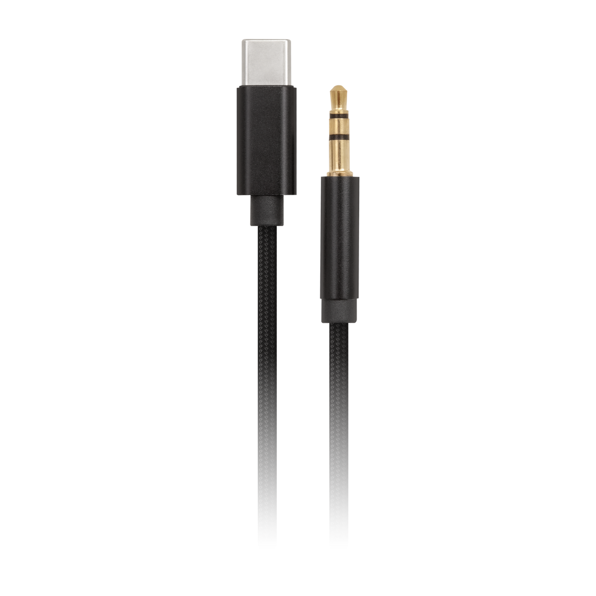 Braided USB-C to 3.5mm Cable - Black