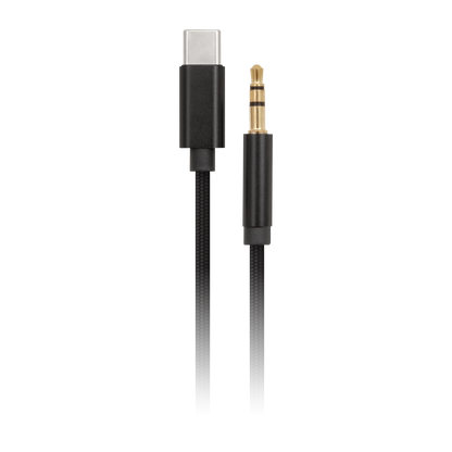 Braided USB-C to 3.5mm Cable - Black