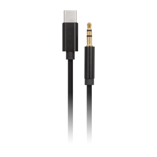 Braided USB-C to 3.5mm Cable - Black
