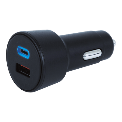 Helix Car Charger with USB-C and USB-A Ports