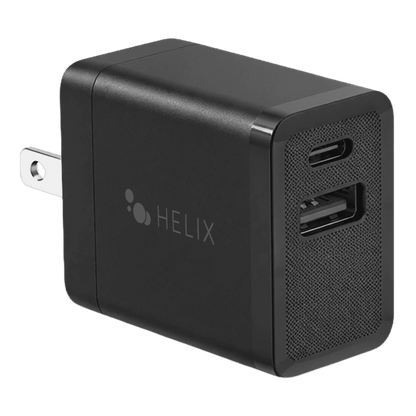 20W Wall Charger with USB-C and USB-A Ports