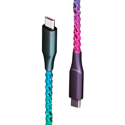Lucid Charge LED USB-C Cable - 6 FT