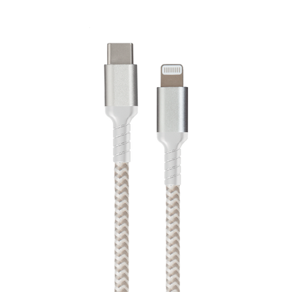 Lightning to USB-C Cable - White - 10 FT