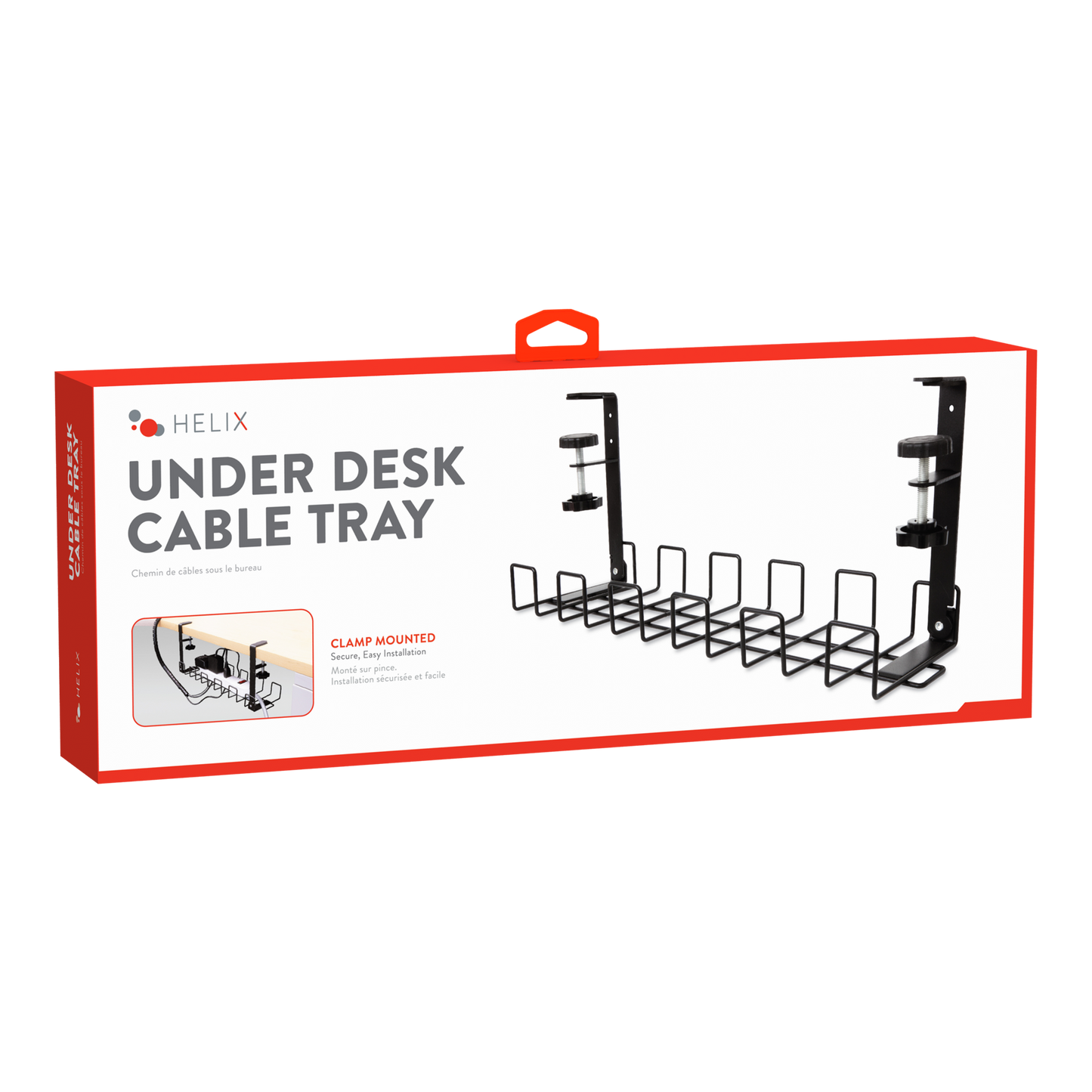 Under Desk Cable Management Tray