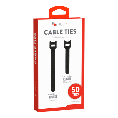 Cable Management Ties - 50 Pk