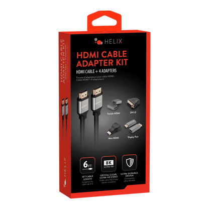 Helix HDMI Cable & Adapter Kit