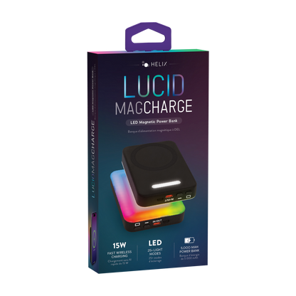Lucid LED Magsafe 5,000 mAh Power Bank