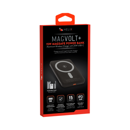 5,000 mAh MagSafe Wireless Powerbank