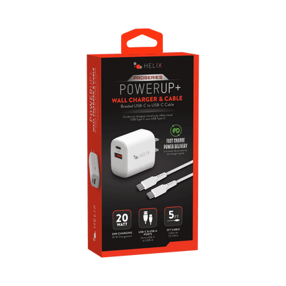 Power Delivery 20W USB-C Wall Charger - White
