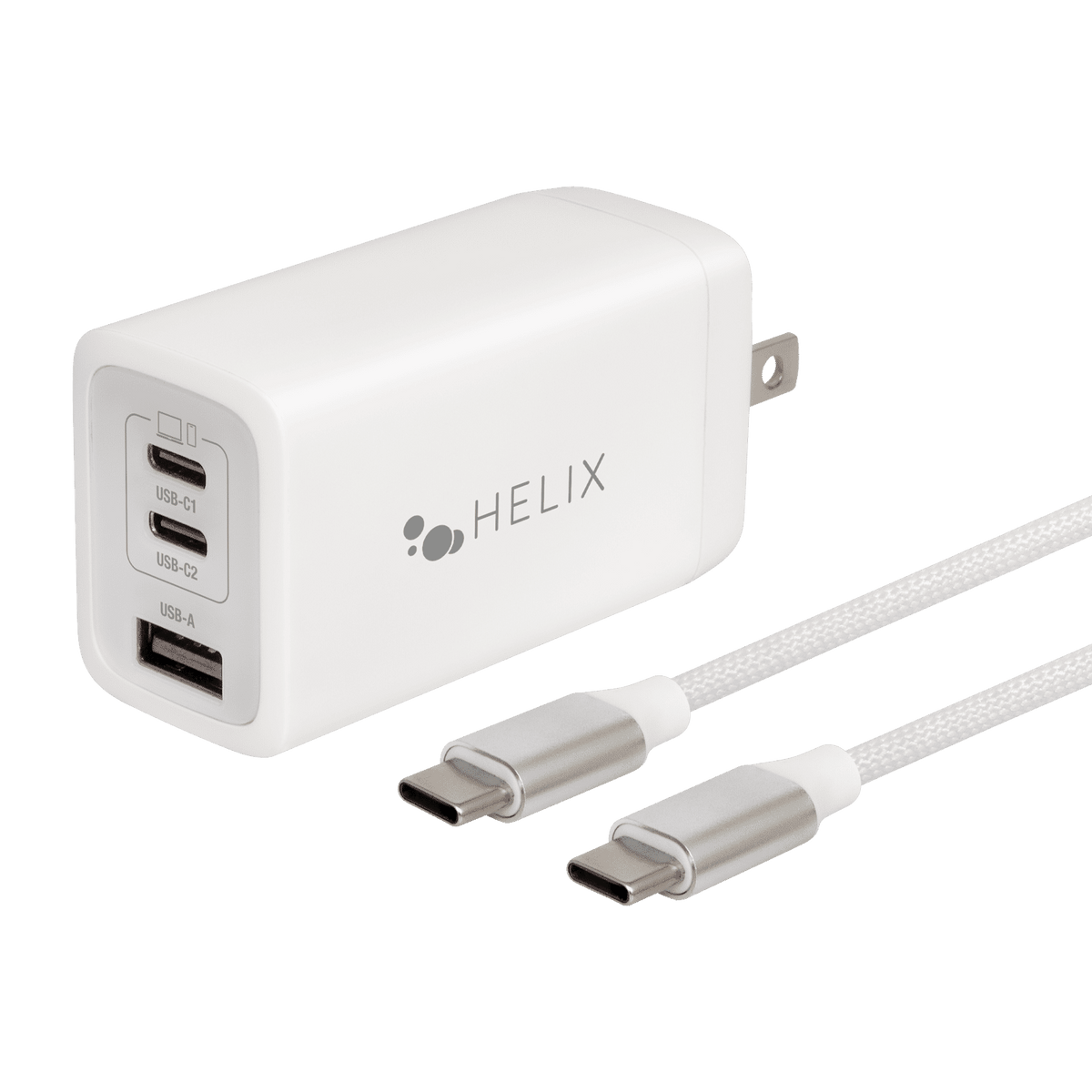 67W USB-C GaN Wall Charger - White