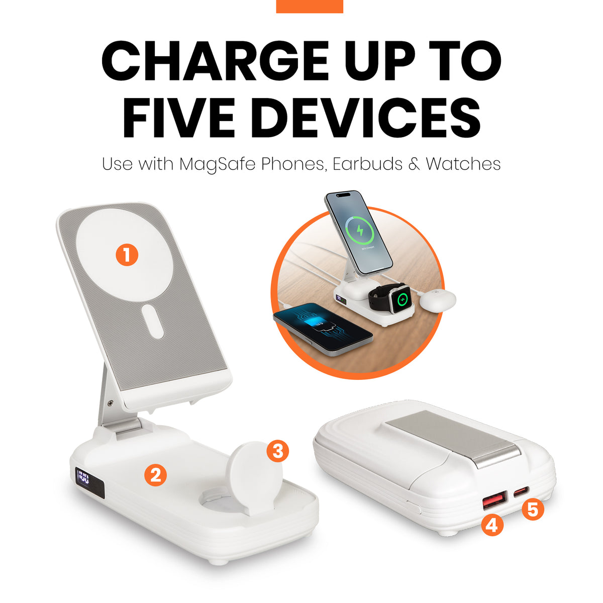 3-in-1 Power Bank Travel Valet