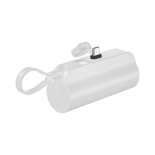 5,000mAh Plug in USB-C Power Bank