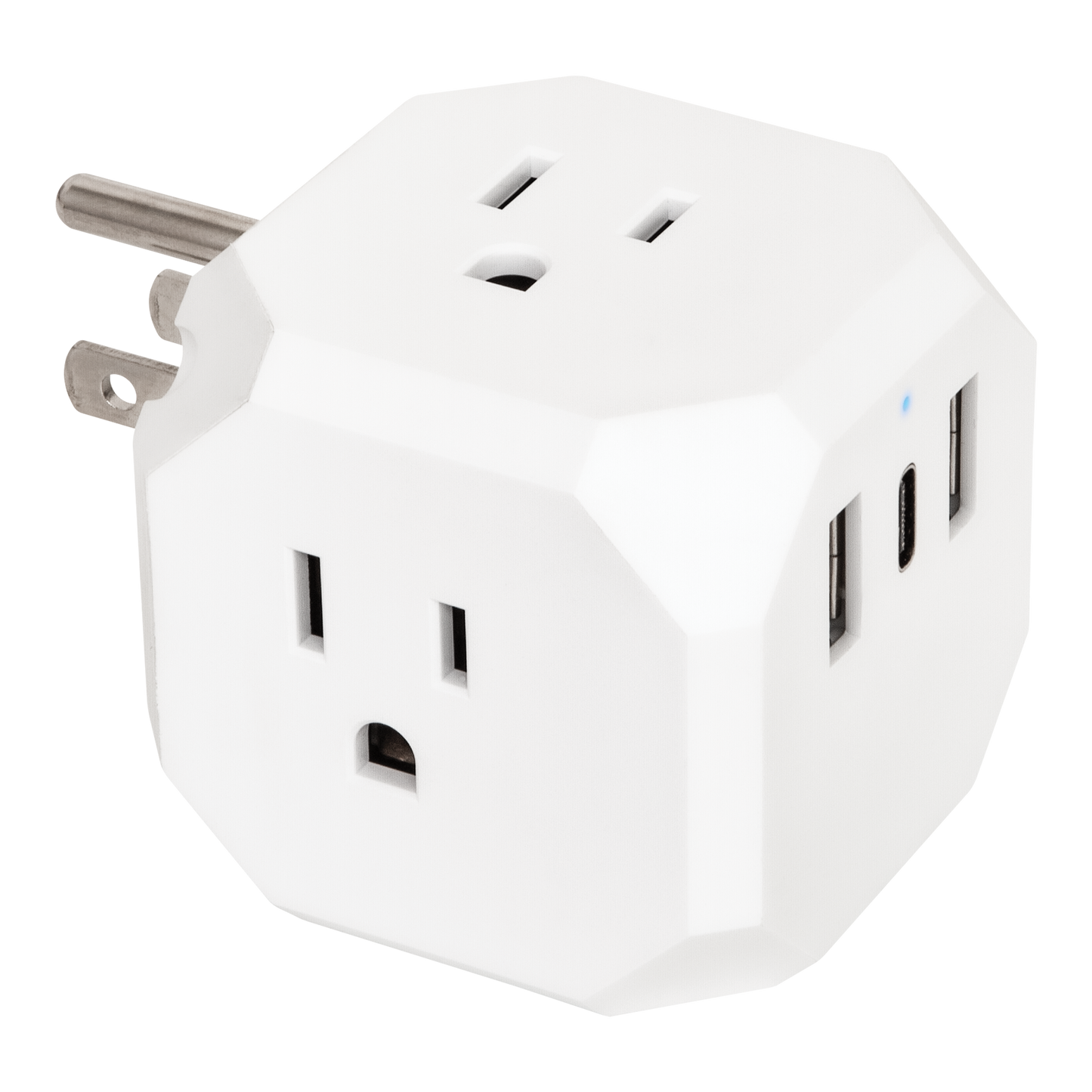 Outlet Splitter and Charger with 2x USB A + USB C