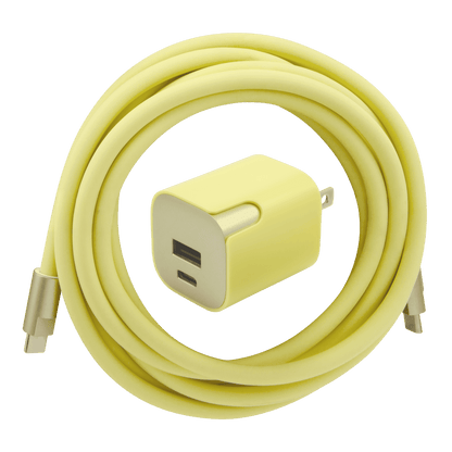 GripCord Bundle - 30W USB Wall Charger with 8ft USB-C Cable
