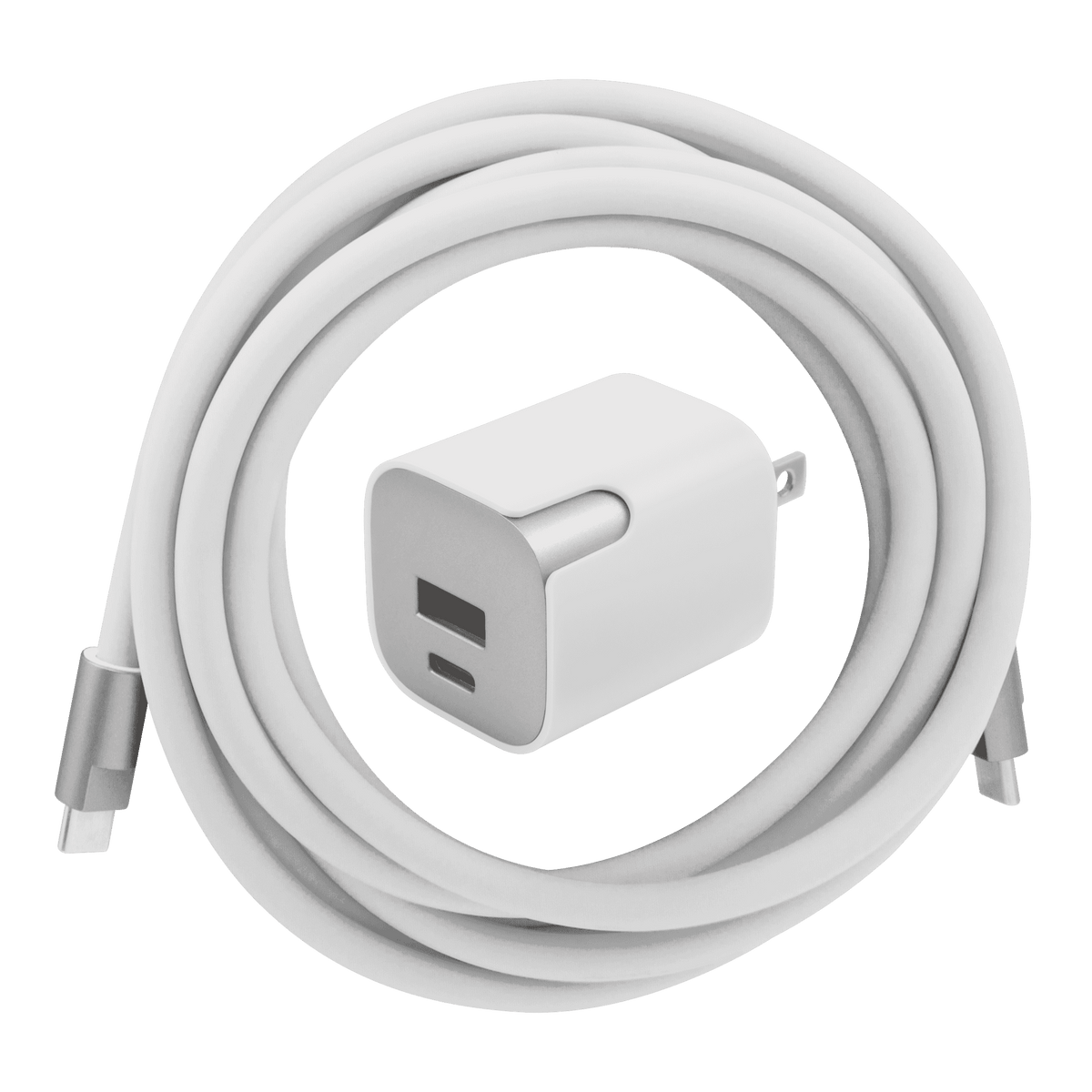 GripCord Bundle - 30W USB Wall Charger with 8ft USB-C Cable