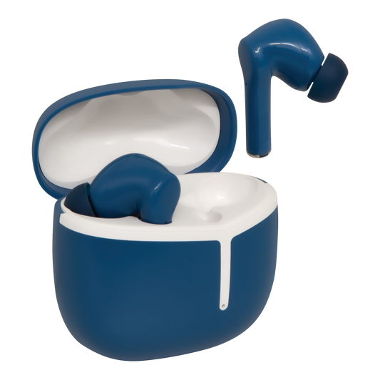 True Wireless Active Noise Cancellation Earbuds - Pacific Blue