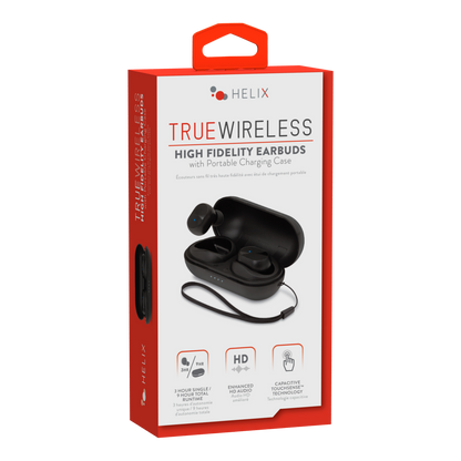 True Wireless Earbuds with Portable Charging Case
