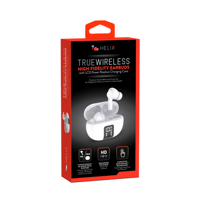 True Wireless Earbuds with LCD Case