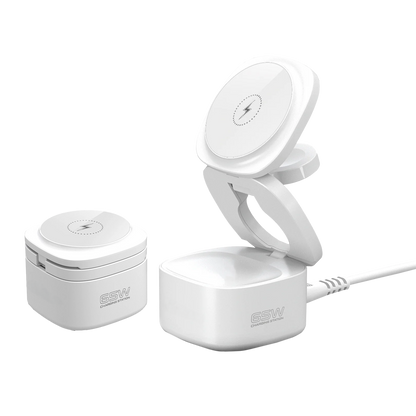 65W Wireless 3-in-1 Charging Valet
