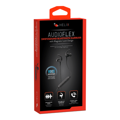 Audioflex Bluetooth Earbuds - Black
