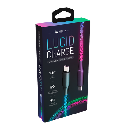 Lucid Charge LED USB-C Cable