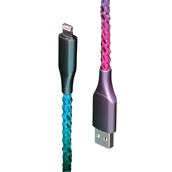 Lucid Charge LED Lightning to USB-A Cable