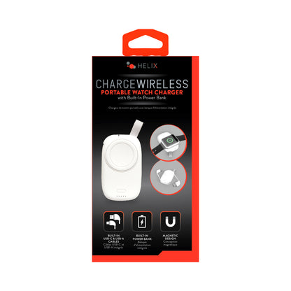 Portable Watch Charger With Built-In Power Bank