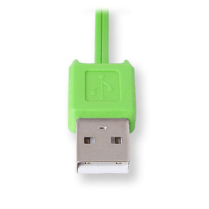 Micro USB Charger Cable | Retractable Micro USB Cord | Green