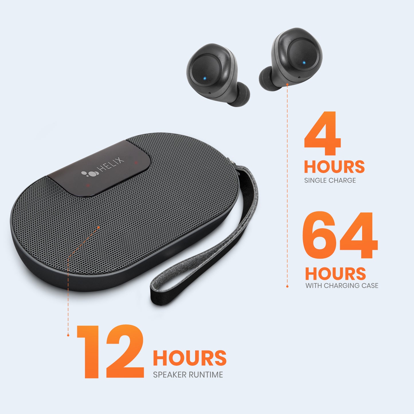True Wireless BoomWireless 2-in-1 Earbuds and Speaker