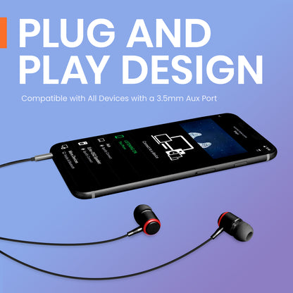 High Fidelity Earbuds with 3.5mm Connector