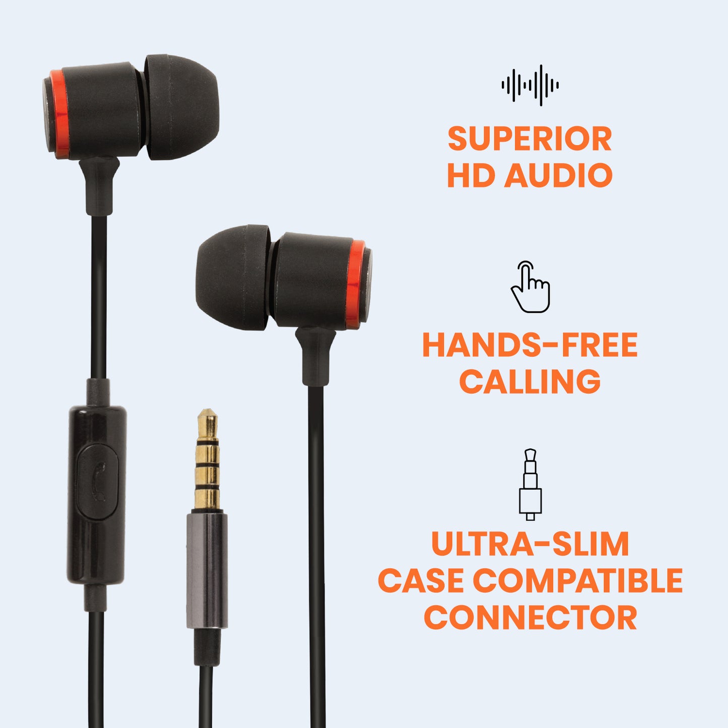 High Fidelity Earbuds with 3.5mm Connector