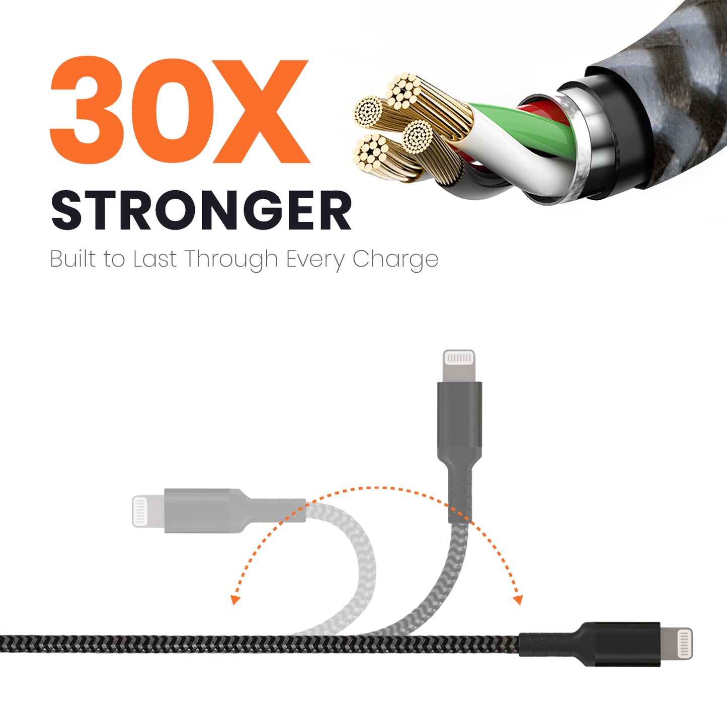 USB-C to Lightning Cable - 5 FT