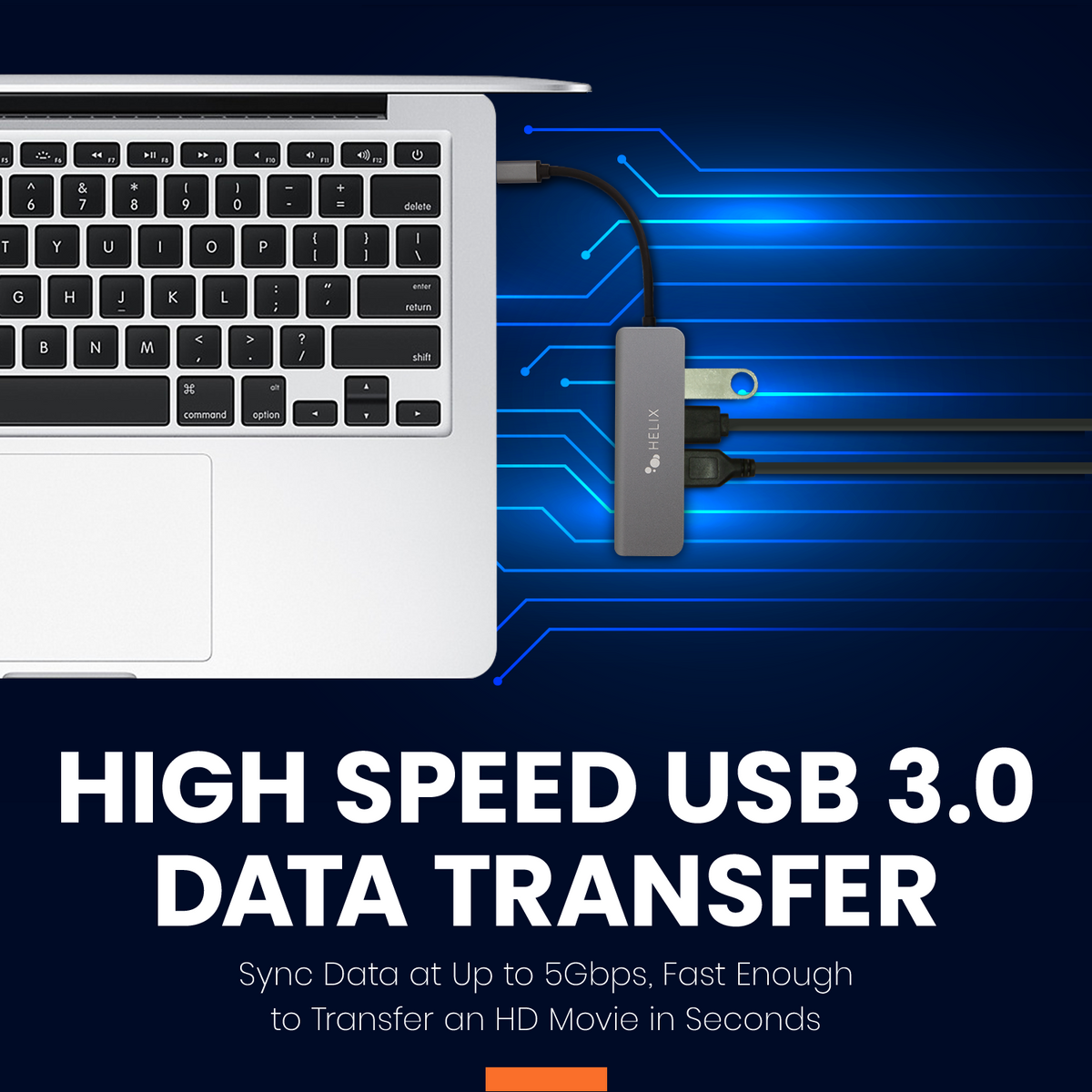 USB-C to 4-Port USB-A Hub