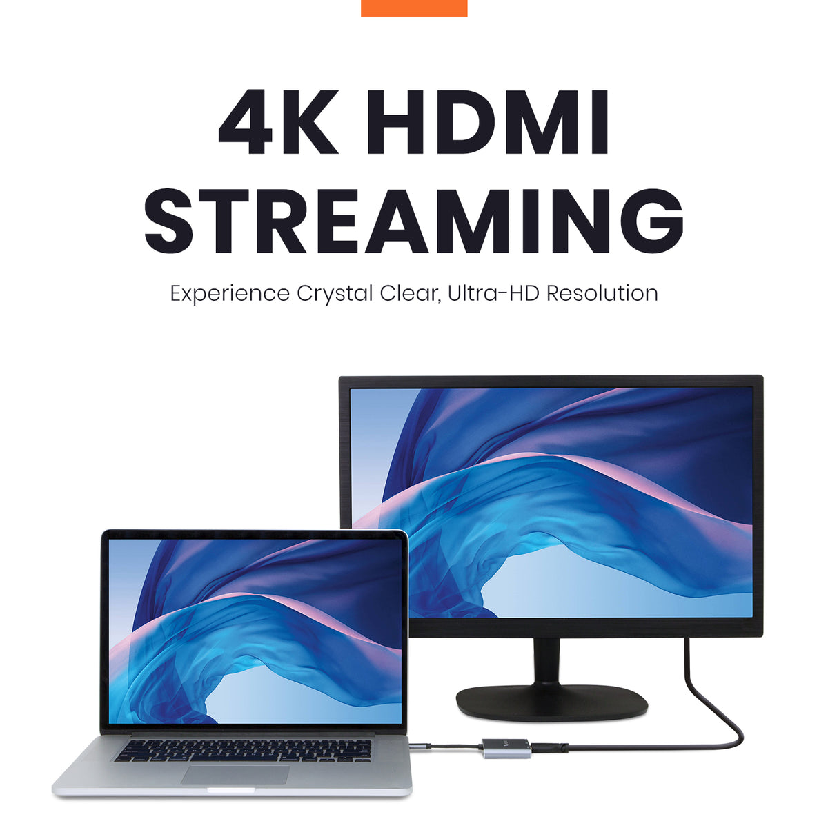 3-in-1 USB-C Adapter with USB-A, HDMI and USB-C Ports