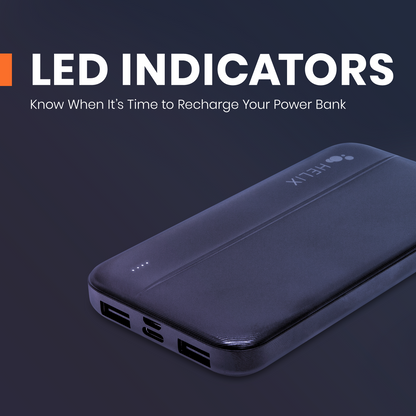 10,000 mAh Power Bank with Dual USB-A Ports