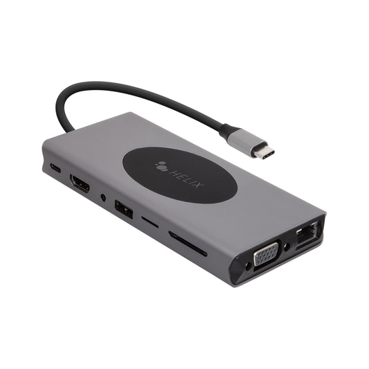 15-in-1 USB-C Hub with Wireless Charging